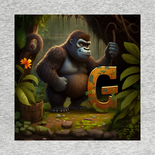 Letter G for Gardening Gorilla from AdventuresOfSela by Parody-is-King